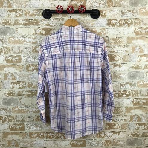 Equipment NWT  femme plaid cotton button down