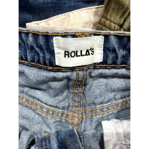 Rolla's  BY FREE PEOPLE Duster Cutoff Shorts Cindy Blue Sz 27