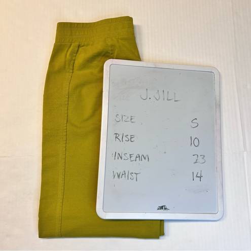 J.Jill  Love Linen Mustard Yellow 100% Linen Wide Leg Pants Women's Size Small