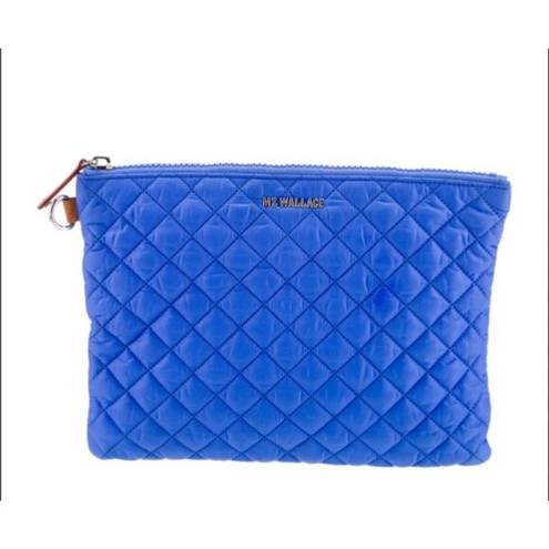 MZ Wallace  Nylon Pouch Bag Blue