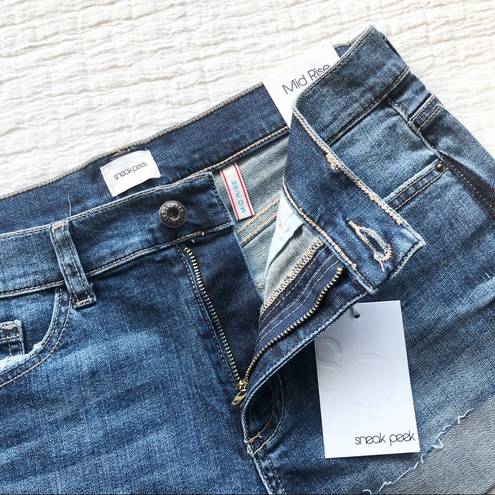 Sneak Peak Sneak Peek Denim Mid-rise Shorts