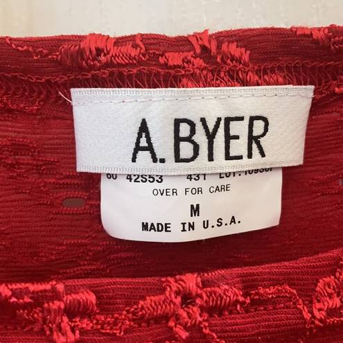 A Byer  stretch lace top medium