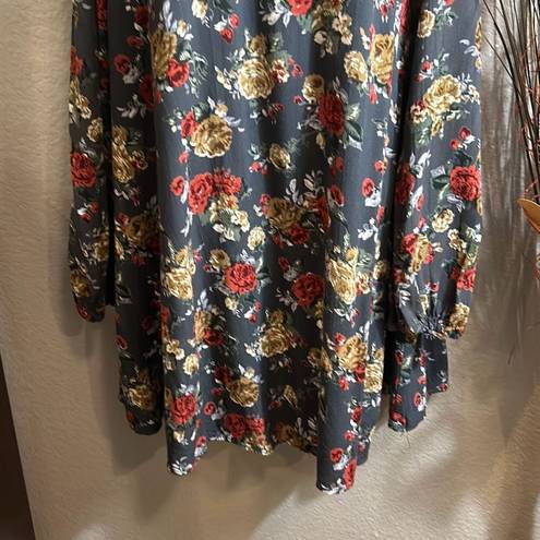 Angie  cold shoulder, long sleeve Boho dress size medium ￼