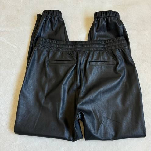 n:philanthropy Scarlett Faux Leather Jogger Pants In Black