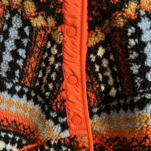 Free People Movement NWOT  printed fleece Hit the Slopes Rocky Ridge Jacket L