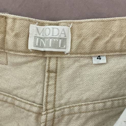 Moda International Beige Jeans