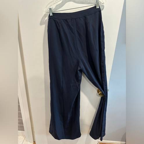 Lulus Same Page Navy Blue Wide-Leg Pants