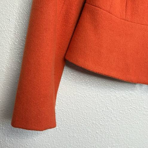 Krass&co CASUAL CORNER &  Orange Wool Blend Zippered Jacket