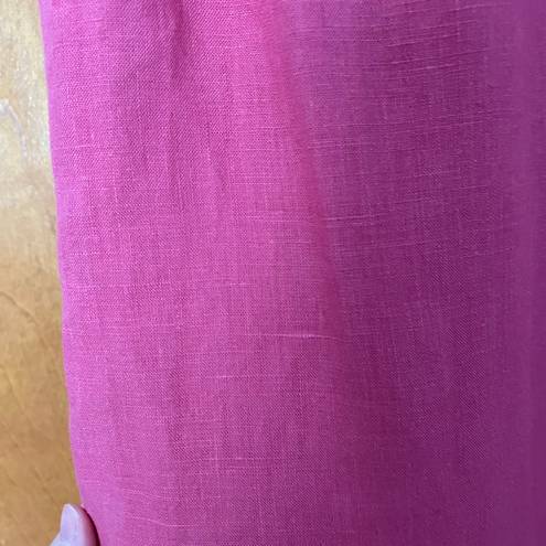 Patagonia Vintage Pink 100% Hemp Sleeveless Shift Dress Size 12