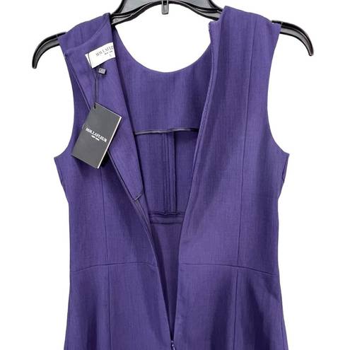 MM.LaFleur  Womens Shirley Sheath Dress 2 Elderberry Purple Sleeveless Back Zip