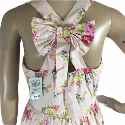 Delia's  floral bow back dress