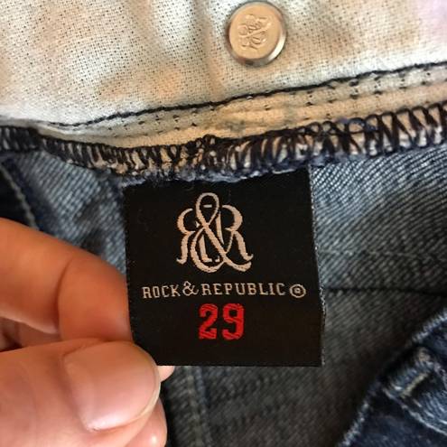 Rock & Republic  Kasandra Bootcut Jeans Size 29 Dark Wash