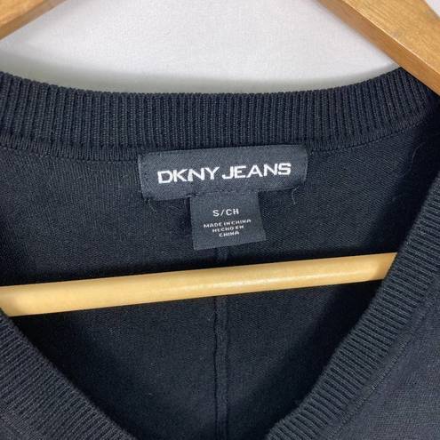 DKNY  Jeans Long Sleeve V Neck Sweater