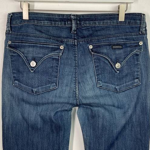 Hudson Jeans Hudson Blue Bacara Straight Leg Cuffed Denim Jeans 30