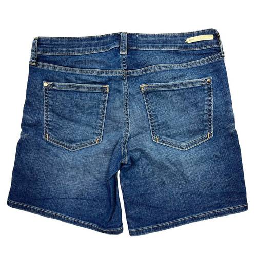 Pilcro  Anthropologie Jean Shorts Size 25" Blue Stet Low-Rise Roll-Up Hem Stretch