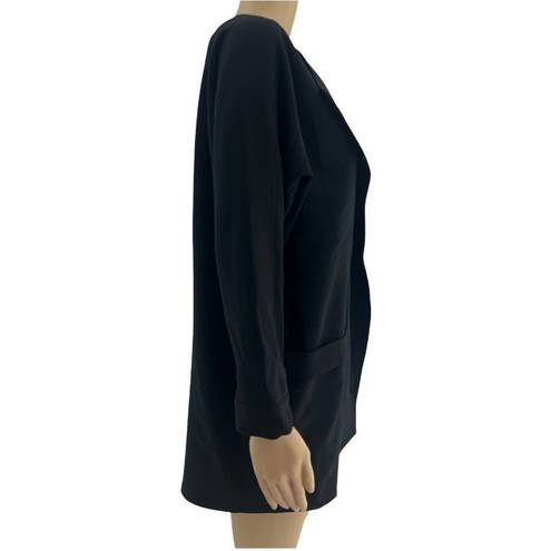 Daniel Rainn DR2 (S)  Black Long Sleeve Open front Blazer Jacket Womens