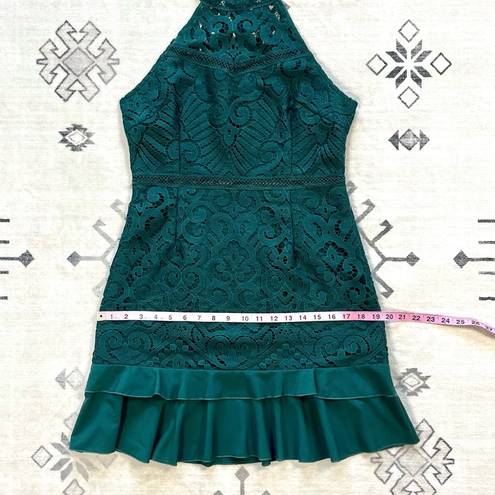 Two Sisters The Label Mika Mini Dress in Emerald Green