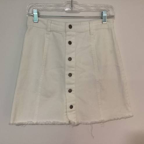 Harper Heritage Button Front Jean Skirt