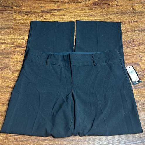 AB Studio NWT  Black Straight Leg Trouser Pants