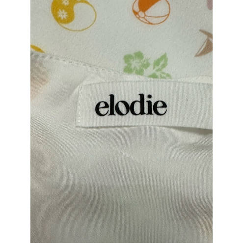 Elodie  Womens Slip Dress Multicolor Novelty Adjustable Spaghetti Strap M New
