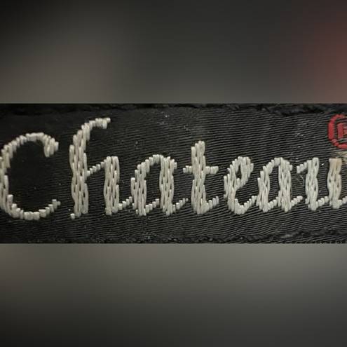 Chateau  | studded faux leather wristlet