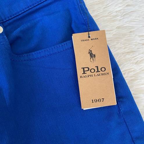 Polo NWT  Ralph Lauren Tompkins Skinny High Rise Ankle Blue Jeans Size 25