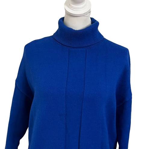 Reiss   Jo Roll Neck Jumper Turtleneck Pullover Sweater Blue Women’s Size XS