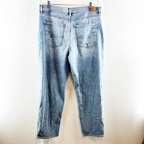 American Eagle  Outfitters Highest Rise 90's Distressed Boyfriend Jeans Blue 18R