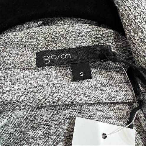 Gibson  Heather Gray Soft Open Cardigan