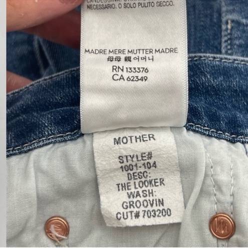 MOTHER Denim  Revolve Shopbop skinny jeans The Looker Groovin Size 25