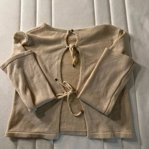 Princess Polly beige sweater from 