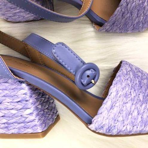 Bamboo NEW  | Braided Heel Maddy Sandals - LAVENDER