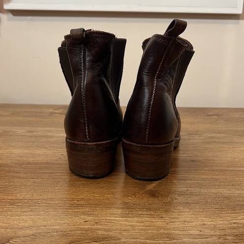 Krass&co Vintage Shoe  Brown Leather Chelsea Boots