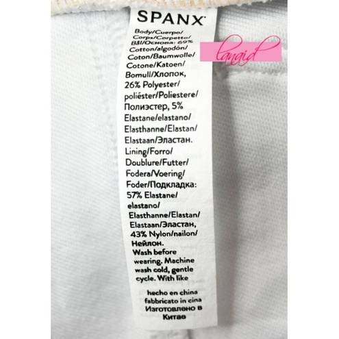 Spanx Ankle Jean-ish Legging White High-Rise Waist Waisted Shapewear Skinny Jean