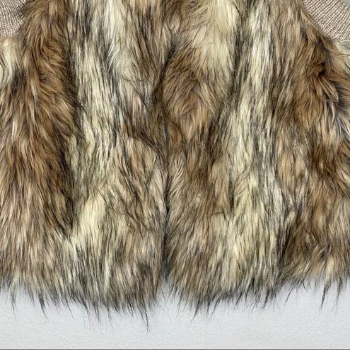 Rebecca Taylor  Alpaca Wool Blend Fur Vest