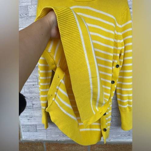 Tuckernuck  yellow  Stripe Bar Harbor Sweater XXL