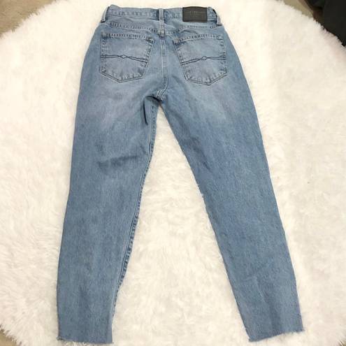 Lucky Brand Drew High Rise Raw Hem Mom Jeans 2/26