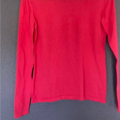 Krass&co G.H & Boss  Top women’s size small deep coral long sleeve shirt casual