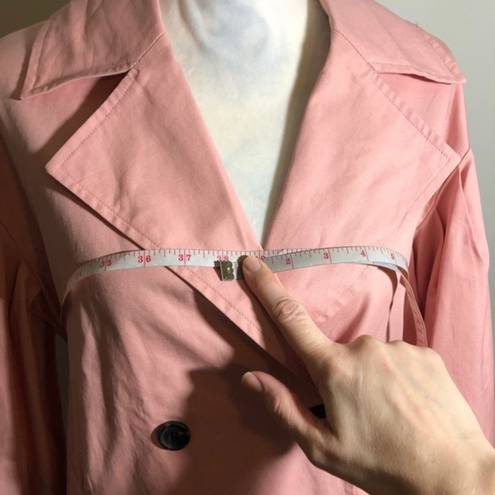 Who What Wear NWOT Light Pink Trench Coat Button Front Small New