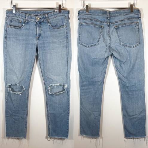 Rag and Bone  Dre Low Rise Ankle Slim Boyfriend Jeans in Sonny Size 26