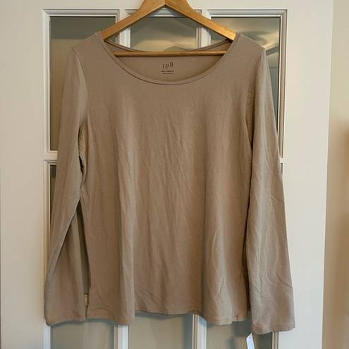 J.Jill  long sleeve layering tee size L