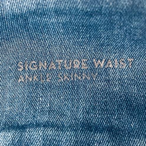 Spanx  Signature Waist Ankle Skinny Jeans Blue Size 32