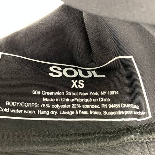 SoulCycle Soul X Soul Cycle Sports Bra Women's Size XS Black Cross Back Straps