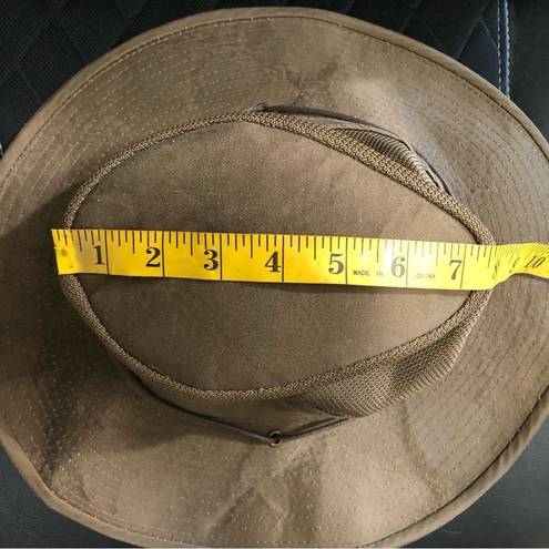 Krass&co Henschel Hat  USA vintage brown Indiana Jones style explorer hat sz women’s M