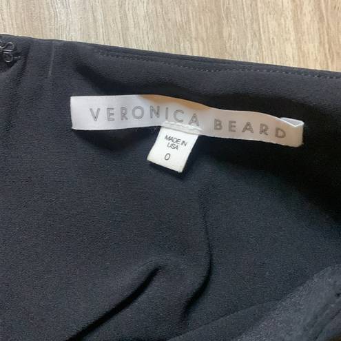 Veronica Beard  Zip Back Scuba Skinny Leg Pull On Pant! Size 0