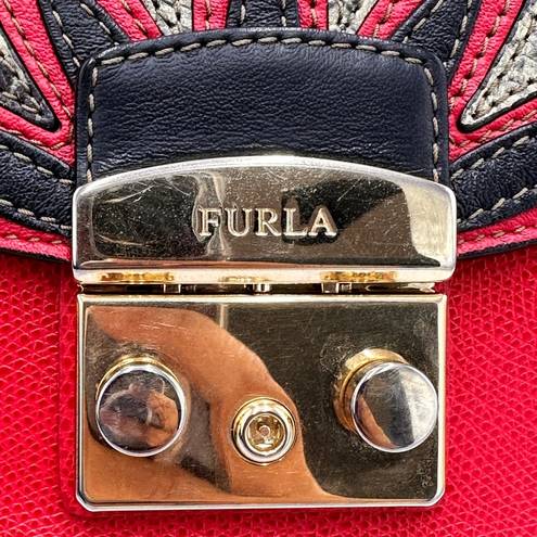 Furla  METROPOLIS
Crossbody Mini Red/ Snake design