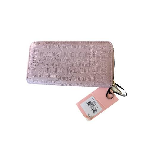 Juicy Couture COPY -  dusty pink embossed faux leather wallet