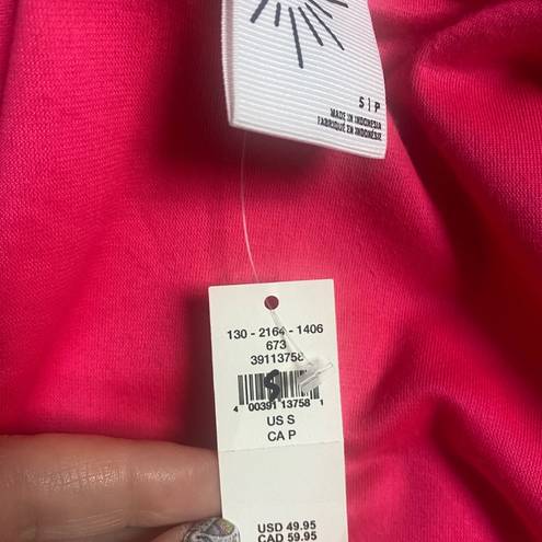 Aerie Offline  Velour Track Suit Size Small New NWT Hot Pink Wide Leg Pants Coat