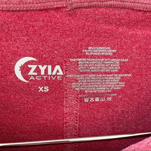 Zyia  Active Red Heather Performance Longsleeve Tee