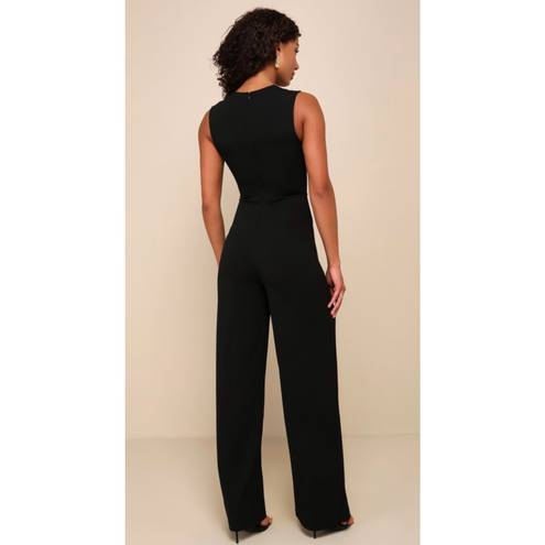 Lulus Lulu’s Enticing Endeavors Black Jumpsuit